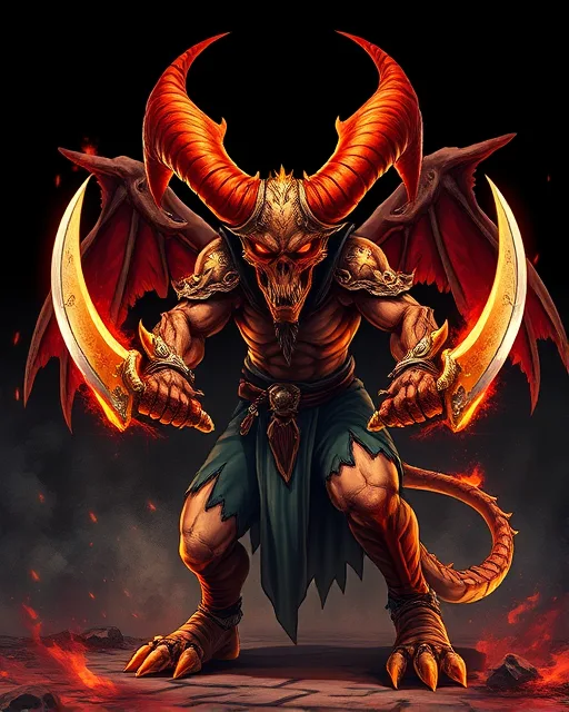 Portrait of Doom Demon
