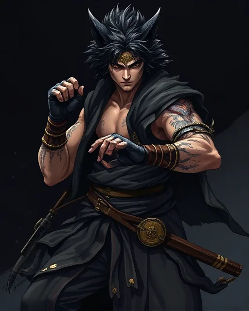 Portrait of Ancient Werewolf
