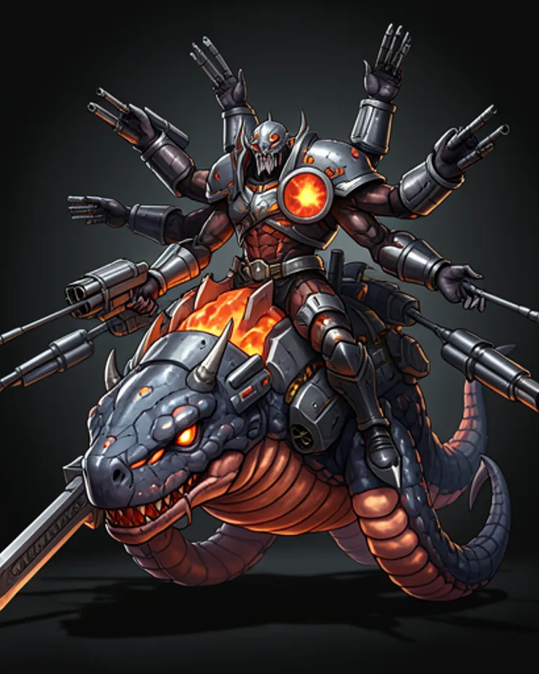 Portrait of Iron kraken dreadknight