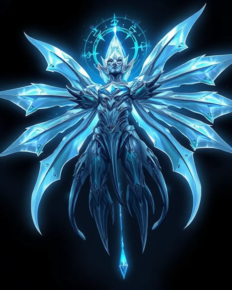 Portrait of Diamond immortal alien god