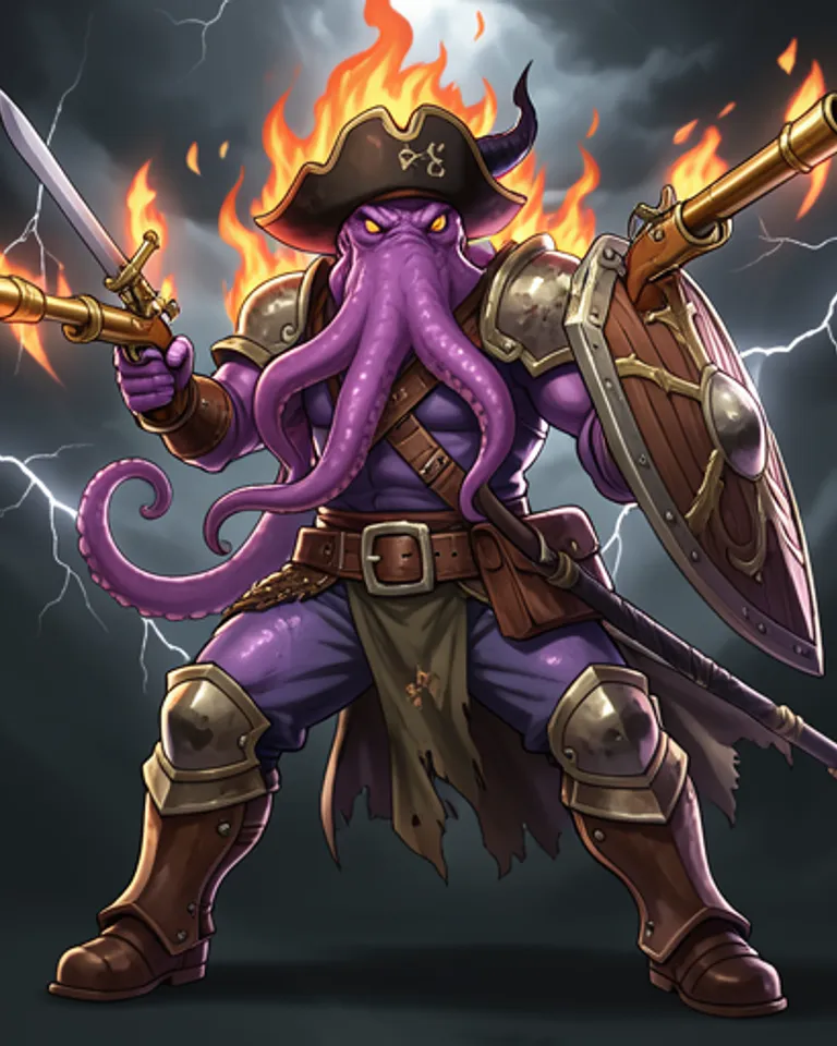 Portrait of Captain Squidd