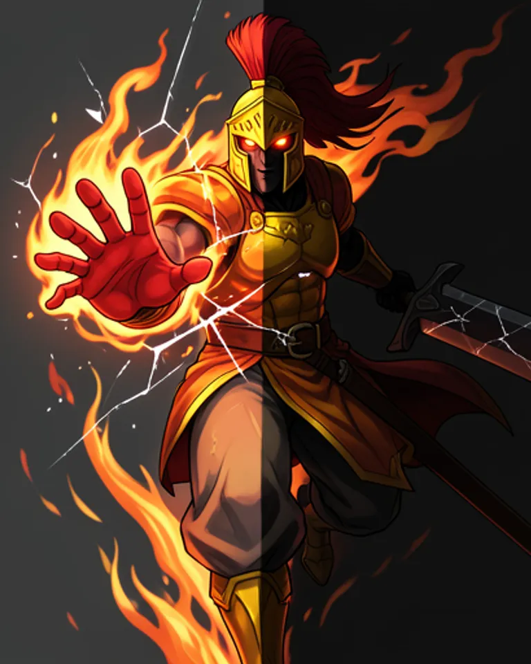 Portrait of pal, the Unbound Flame