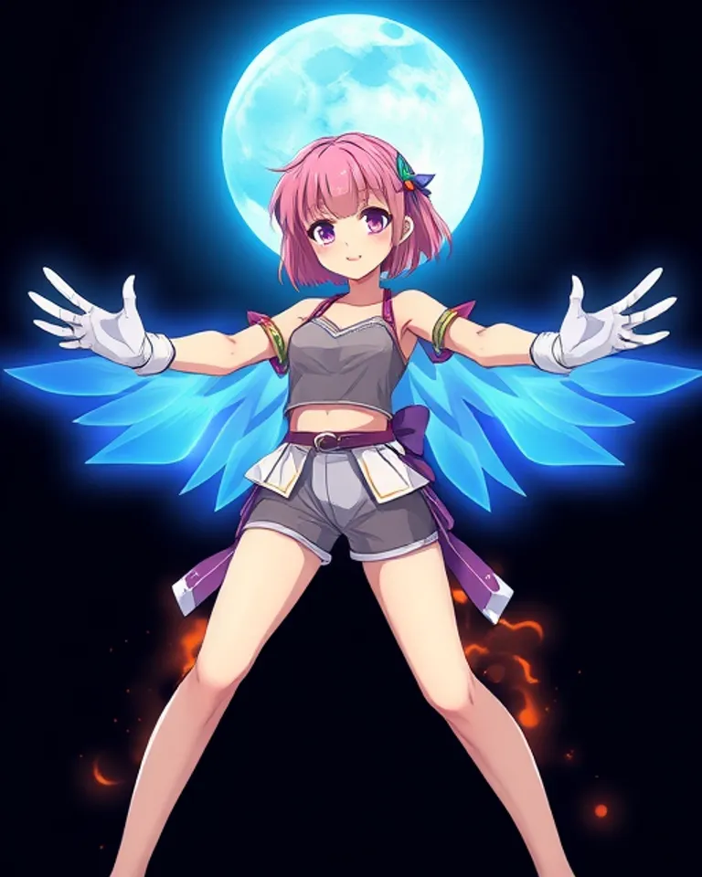 Portrait of Sylphie the Dynamic Fighter