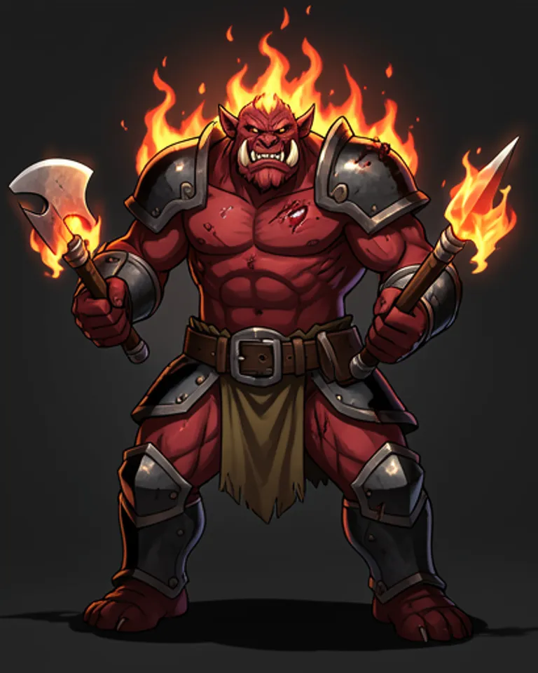Portrait of Crimson Behemoth