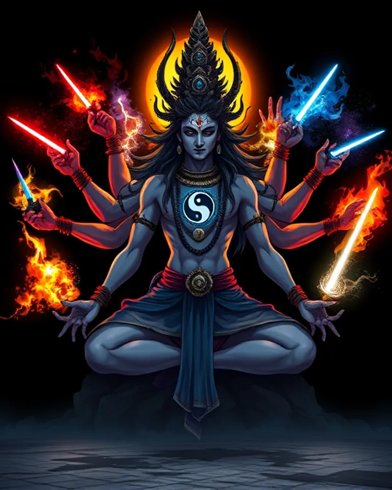 Portrait of False Shiva