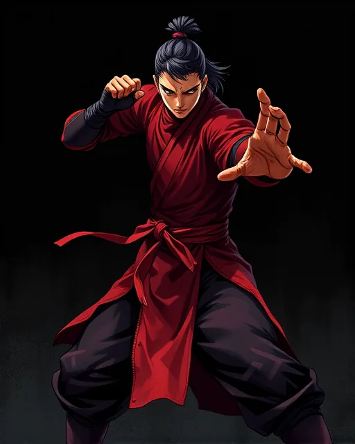 Portrait of Blood Monk