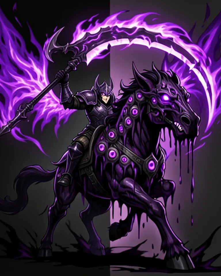 Portrait of Eldritch rider