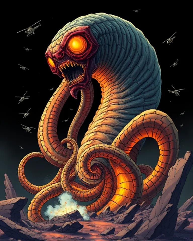 Portrait of The Atomic Monster