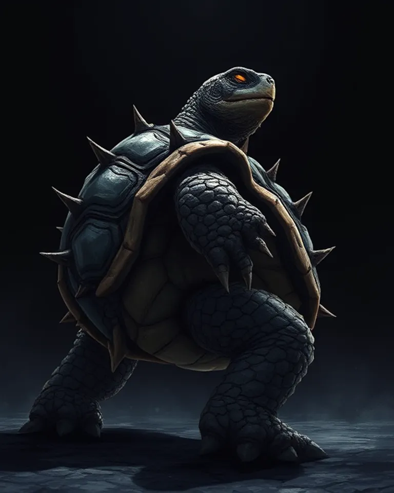 Portrait of Immovable Turtle Ressurected