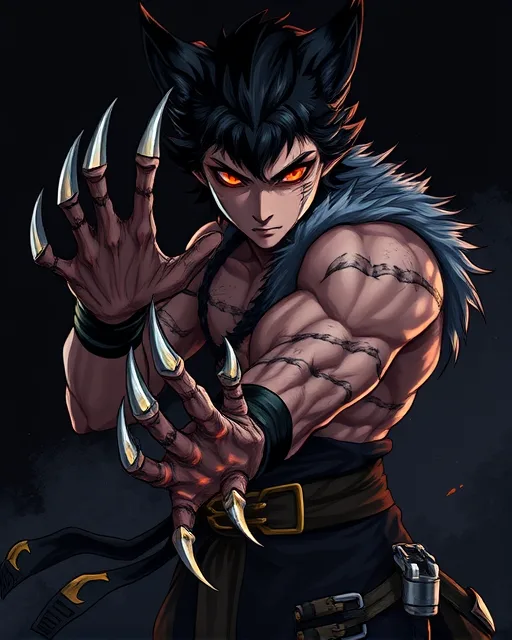 Portrait of Riven Werewolf