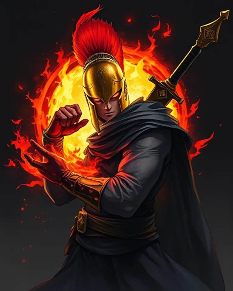 Portrait of pal, the Nephilim