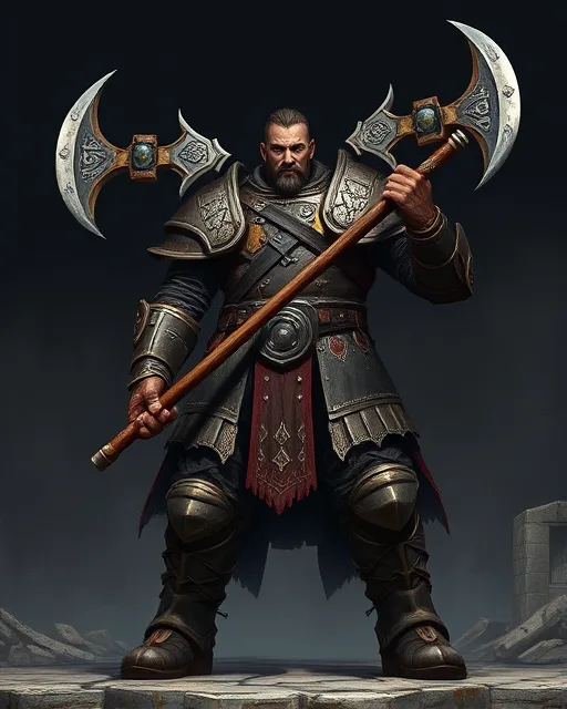 Portrait of Blood Warrior