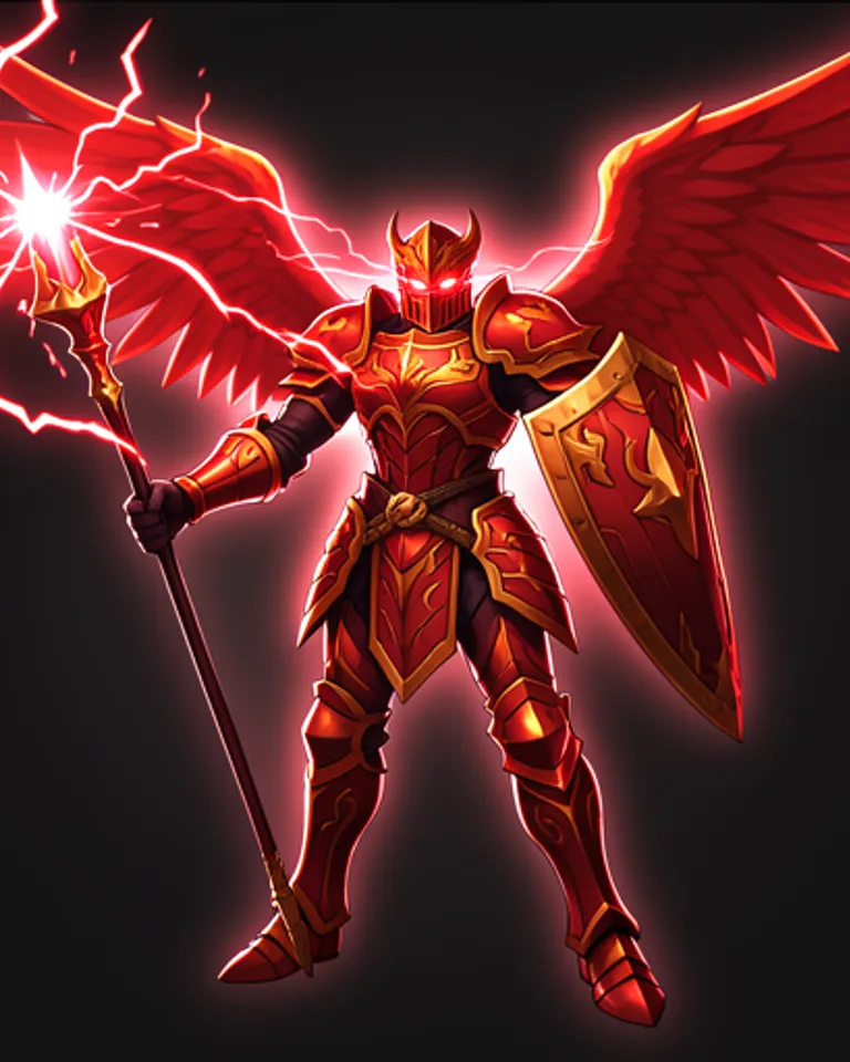 Portrait of Red knight