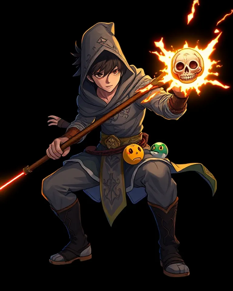 Portrait of Gael the Brazilian Wizard Kid
