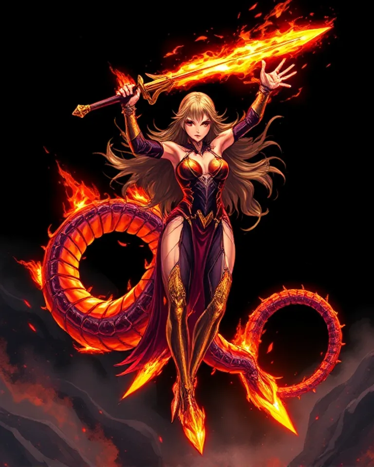 Portrait of Cosmic Centipede Queen
