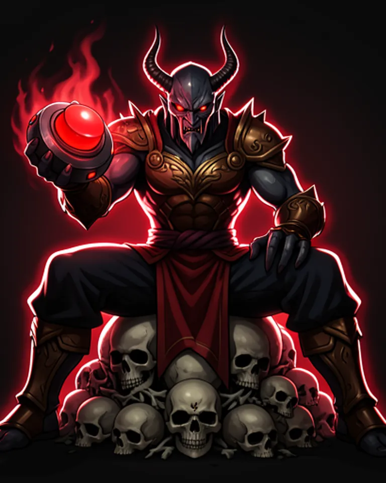 Portrait of Keeper of the Red Button
