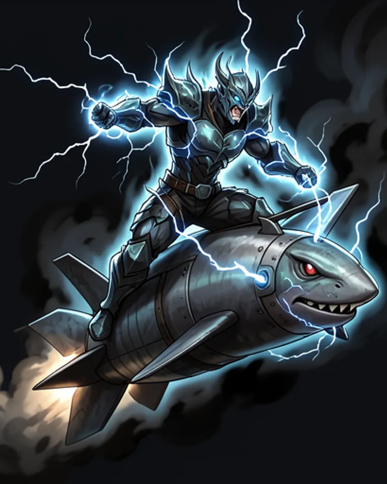 Portrait of Thunder & Bullet
