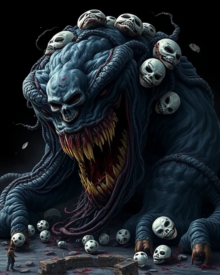 Portrait of Mountain of Smiling Bodies
