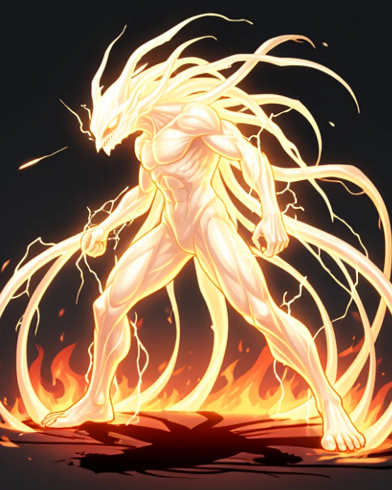 Portrait of Leviathan massive radiant tendrils