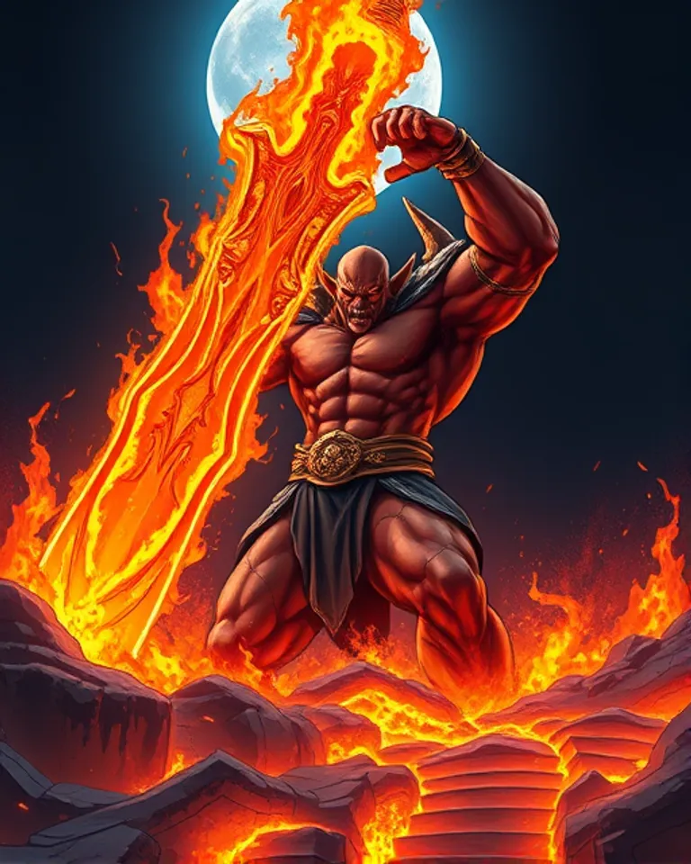 Portrait of Surtur, Destroyer of Asgard