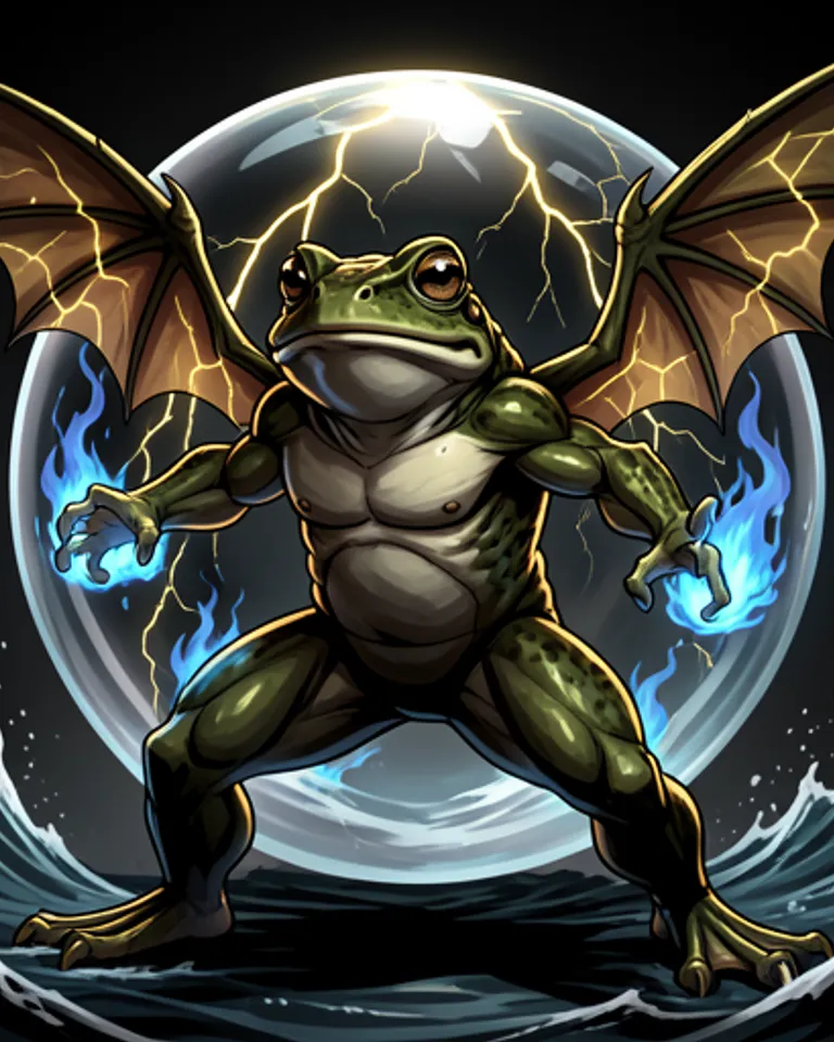 Portrait of Normal Toad