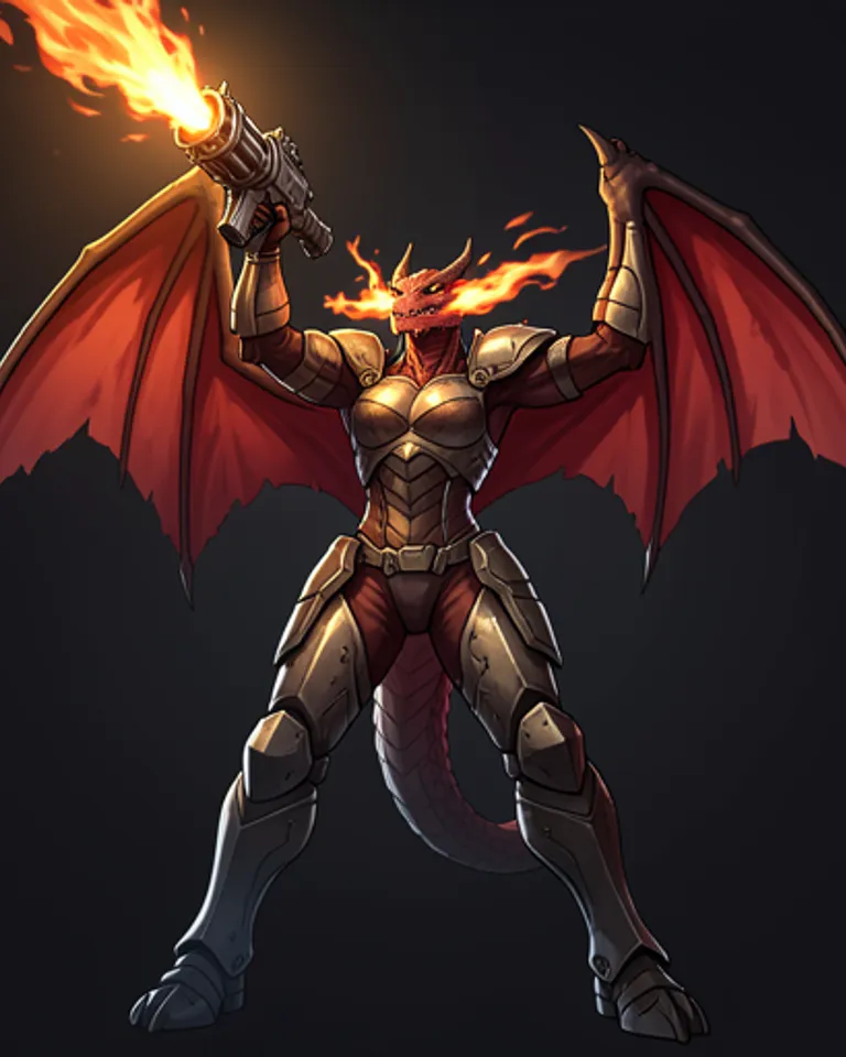 Portrait of Wyverna