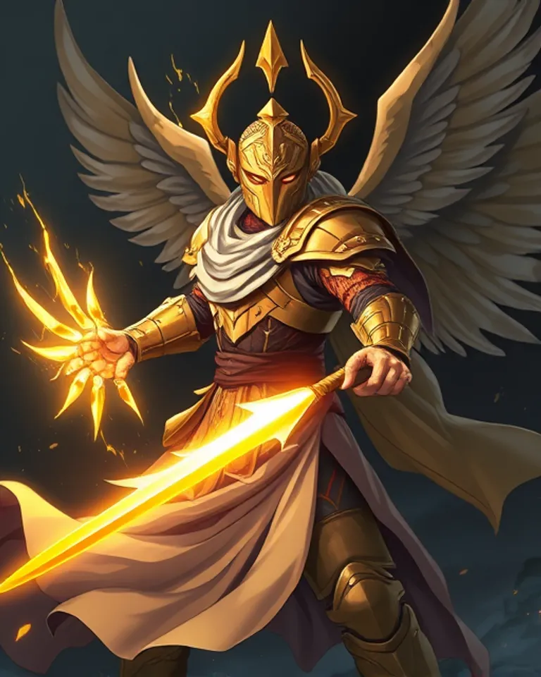 Portrait of Holy Warrior