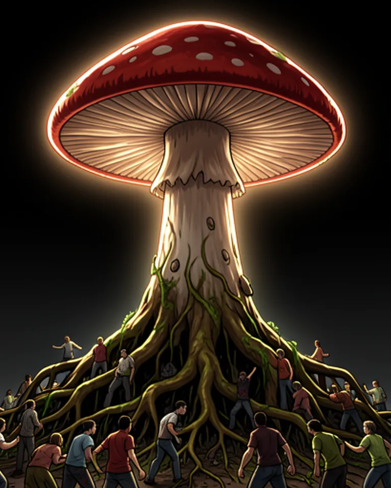 Portrait of Humongous Mushroom