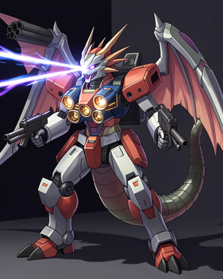 Portrait of Mecha Dragon - Weapon Q