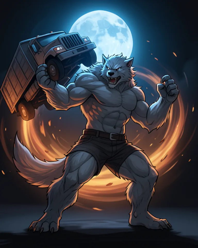 Portrait of Wolfie the Devourer