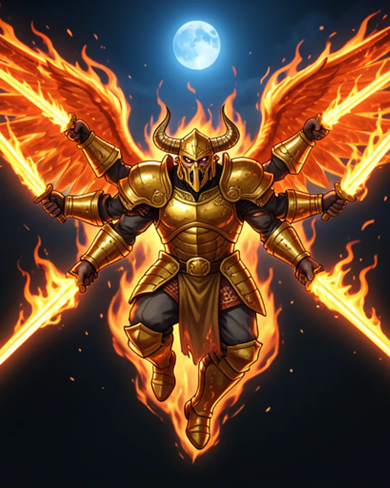 Portrait of Ogre of wrathful wings