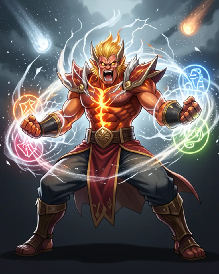 Portrait of All-element greater elemental 