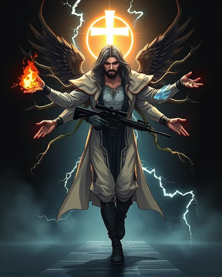 Portrait of Modern Savior
