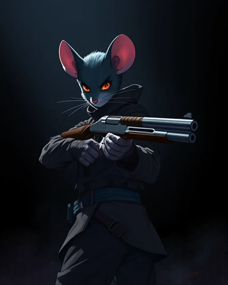 Portrait of Micky, the Godkiller
