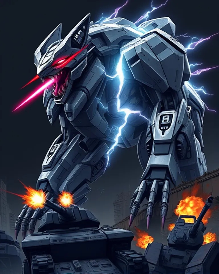 Portrait of World's End Wolf of Destruction