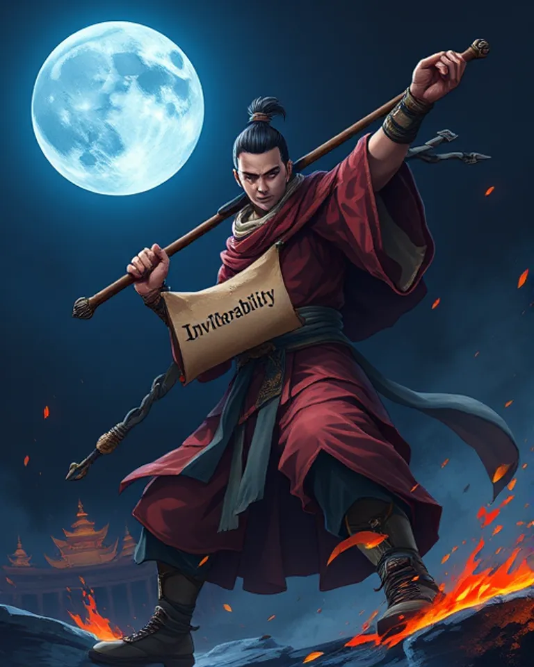 Portrait of Man with Scroll of Invulnerability