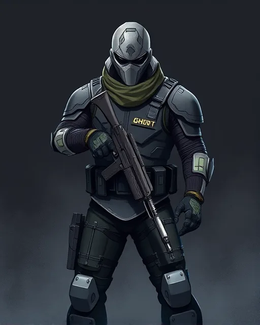 Portrait of Ghost Soldier