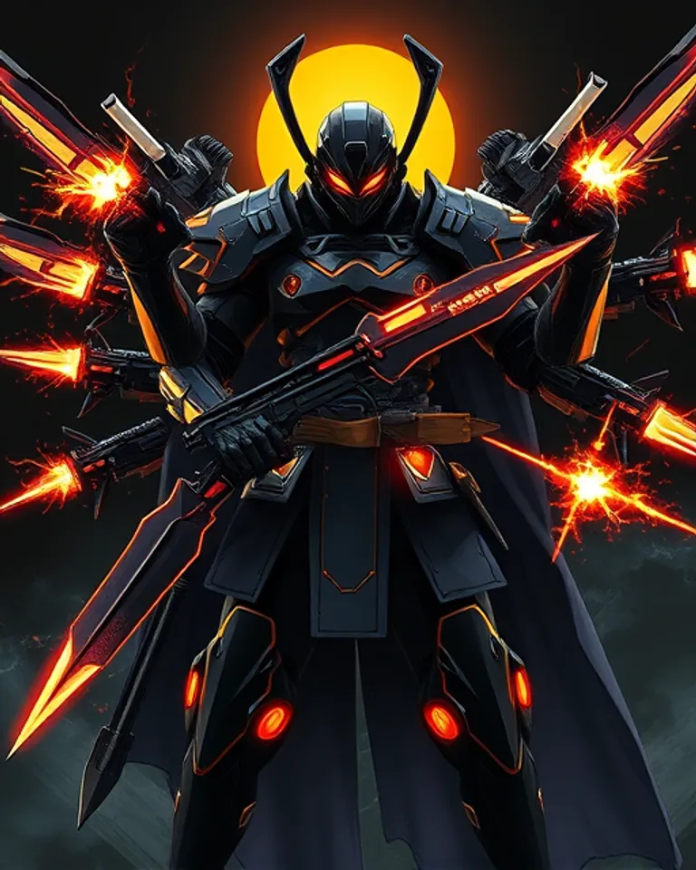 Portrait of Nuclear Samurai