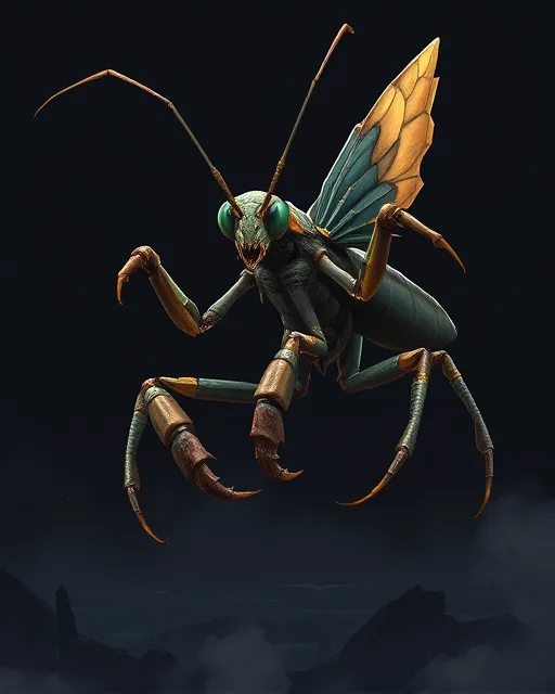Portrait of Venom Mantis