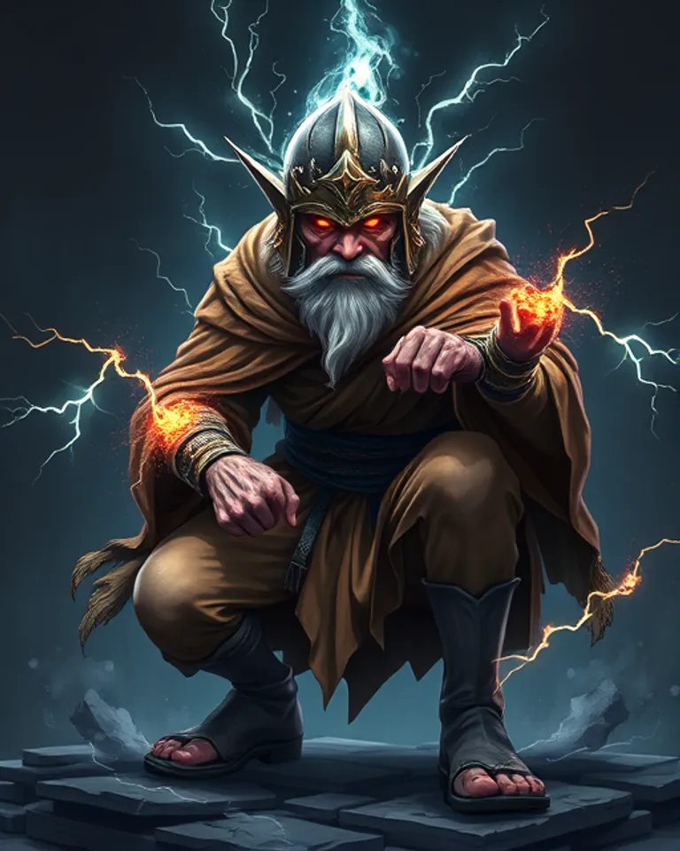 Portrait of Magic man