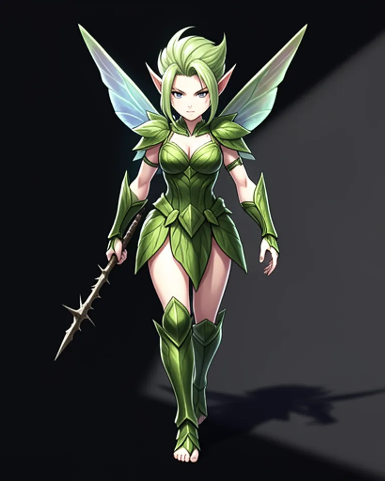 Portrait of Shaeline the sprite of spite