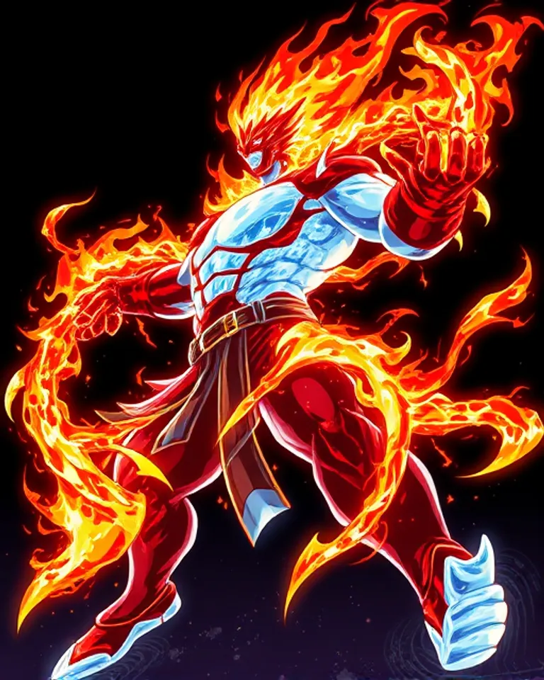 Portrait of Ice Flame 