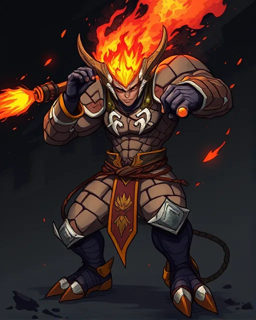 Portrait of Cinder Elemental