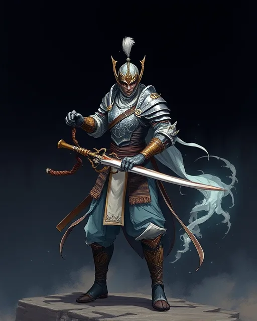 Portrait of Ancient Warrior