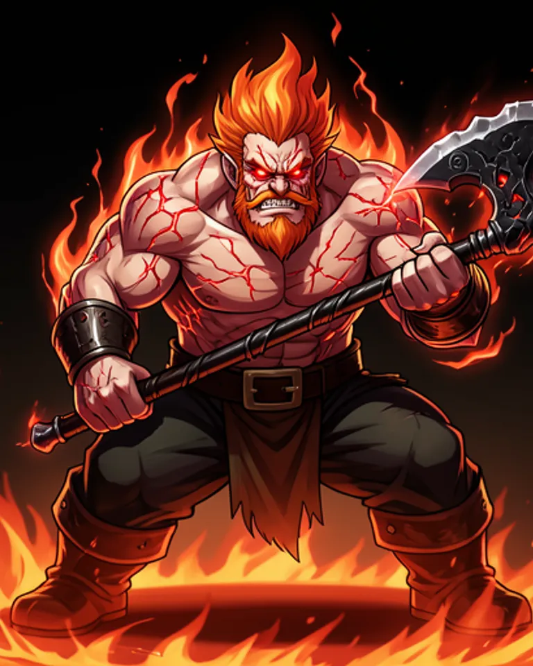 Portrait of Dorthan, the Rage Reborn