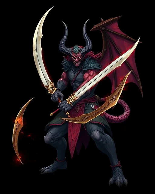 Portrait of Dread Demon