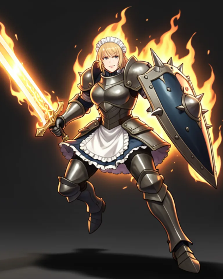 Portrait of Knight Maid
