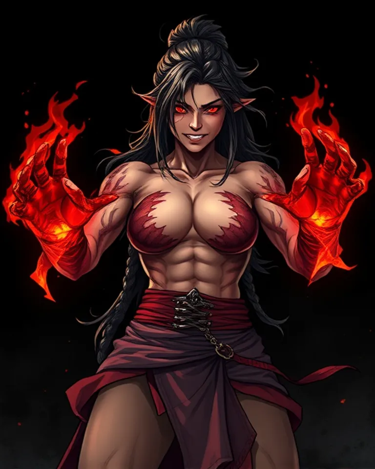 Portrait of Red Hand