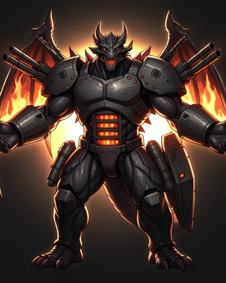 Portrait of Deathzilla