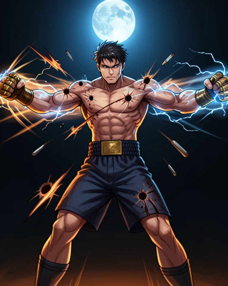 Portrait of The Boxing Man